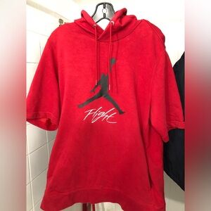Jordan iconic flight jump man hoodie sweat  t shirt size Xl